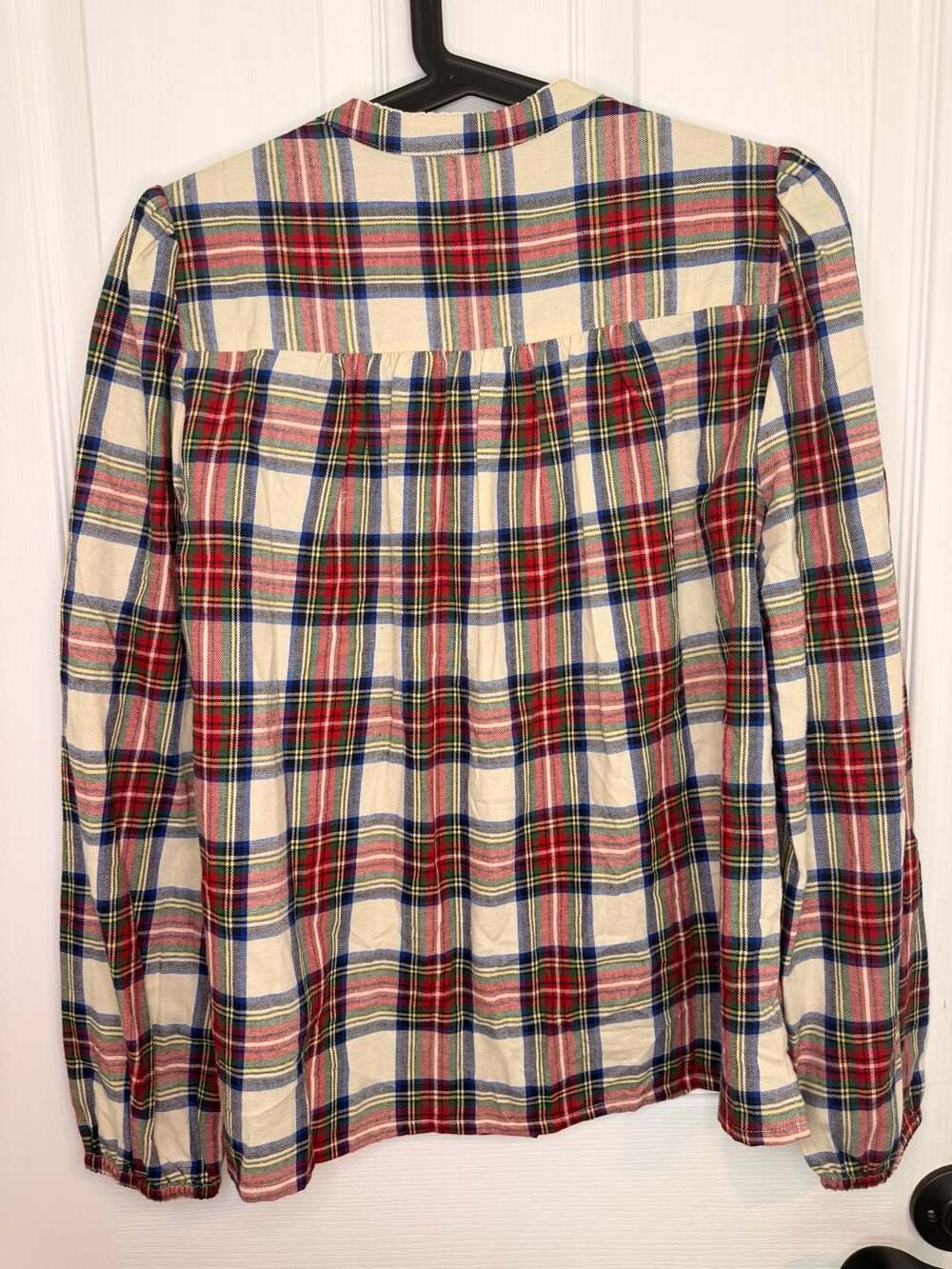 Boden Cream Layla Brushed Cotton Top from Next USA - Picture 5 of 8